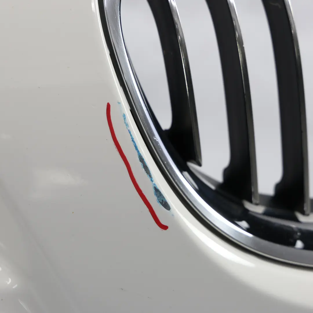 Front Bumper Trim Panel Complete Alpinweiss 3 White - 300 to BMW E90 LCI with Part number 0036839 BMW E90 LCI Front Bumper Trim Panel Complete Alpinweiss 3 White - 300 - SKU 0036839-AW - Part number 0036839