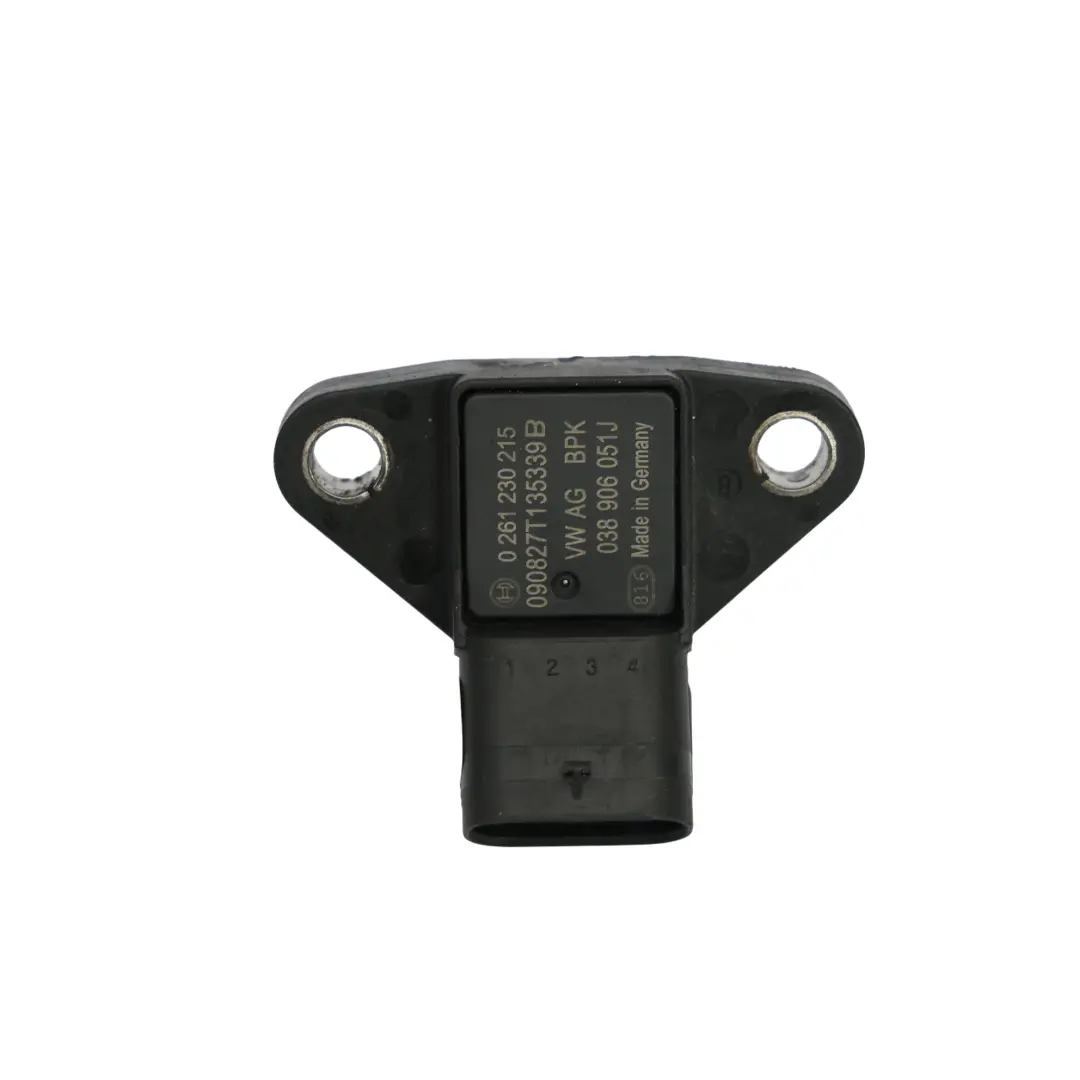 Audi A4 S4 A5 8F Q5 8R VW Touareg 7P MAP Boost Pressure Sensor - SKU 038906051J - Part number 038906051J