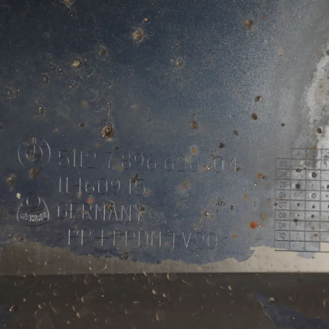 Bumper Diffuser Cover Trim Tiefseeblau Metallic - A76 to BMW E60 E61 M Sport Rear with Part number 0395228 BMW E60 E61 M Sport Rear Bumper Diffuser Cover Trim Tiefseeblau Metallic - A76 - SKU 0395228-DSB - Part number 0395228