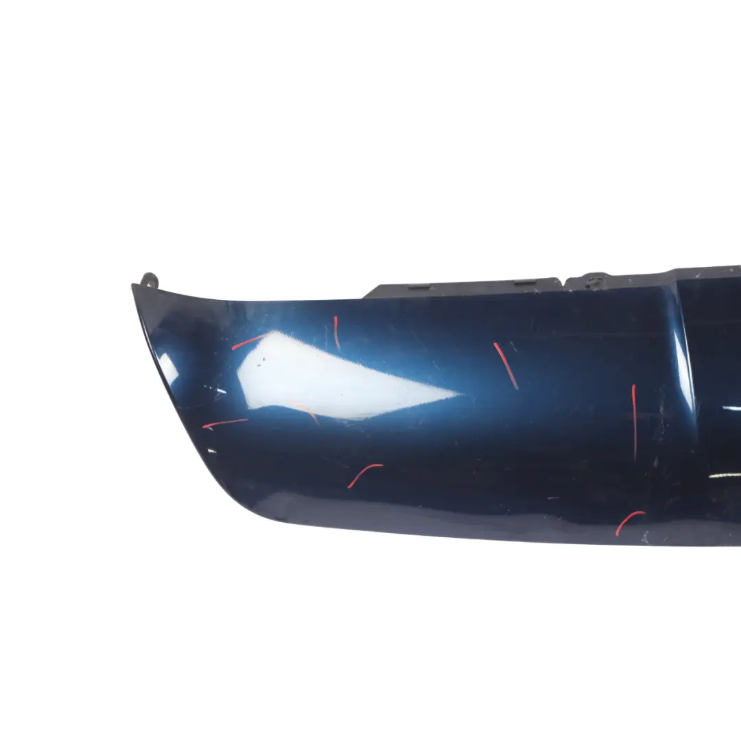 Bumper Diffuser Cover Trim Tiefseeblau Metallic - A76 to BMW E60 E61 M Sport Rear with Part number 0395228 BMW E60 E61 M Sport Rear Bumper Diffuser Cover Trim Tiefseeblau Metallic - A76 - SKU 0395228-DSB - Part number 0395228
