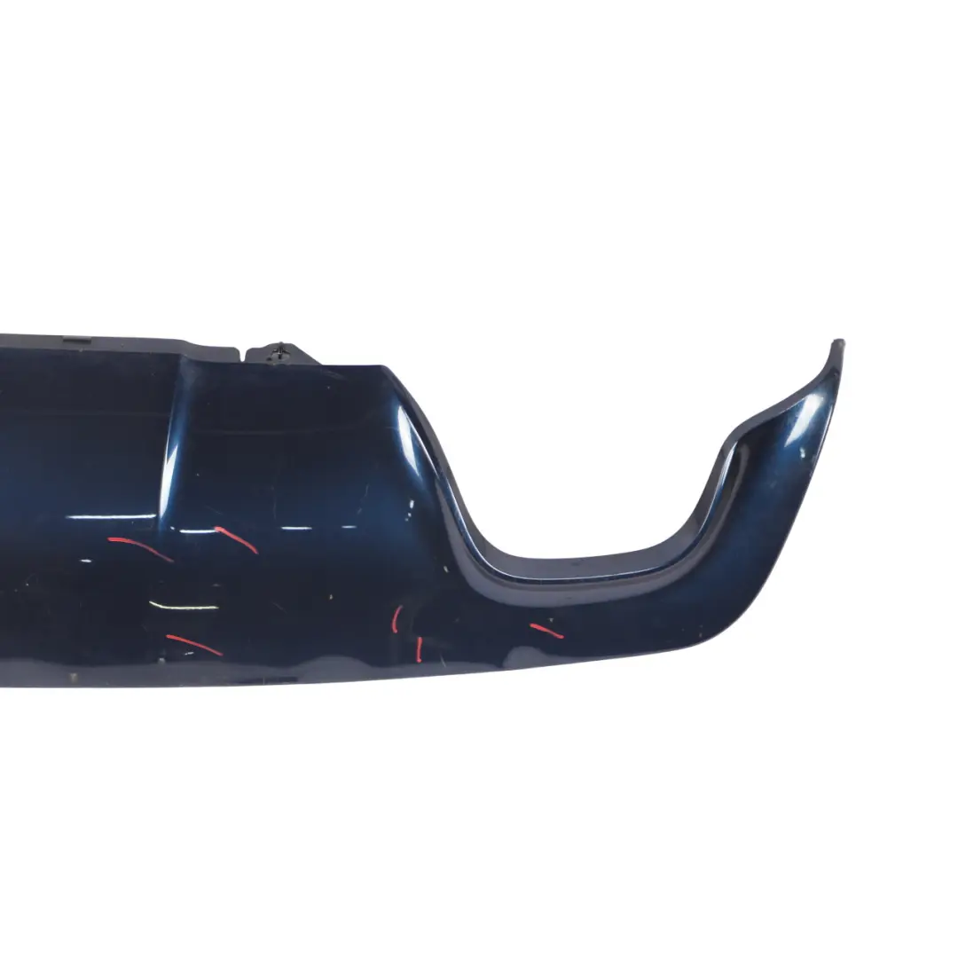 Bumper Diffuser Cover Trim Tiefseeblau Metallic - A76 to BMW E60 E61 M Sport Rear with Part number 0395228 BMW E60 E61 M Sport Rear Bumper Diffuser Cover Trim Tiefseeblau Metallic - A76 - SKU 0395228-DSB - Part number 0395228