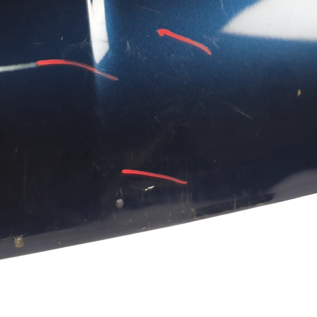 Bumper Diffuser Cover Trim Tiefseeblau Metallic - A76 to BMW E60 E61 M Sport Rear with Part number 0395228 BMW E60 E61 M Sport Rear Bumper Diffuser Cover Trim Tiefseeblau Metallic - A76 - SKU 0395228-DSB - Part number 0395228