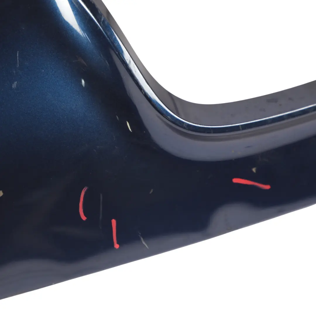 Bumper Diffuser Cover Trim Tiefseeblau Metallic - A76 to BMW E60 E61 M Sport Rear with Part number 0395228 BMW E60 E61 M Sport Rear Bumper Diffuser Cover Trim Tiefseeblau Metallic - A76 - SKU 0395228-DSB - Part number 0395228