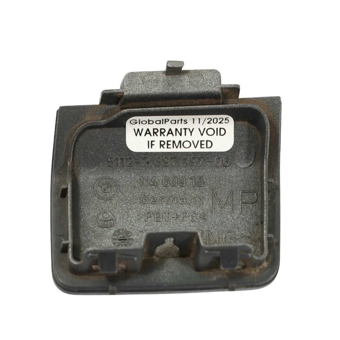BMW E61 E61 LCI Cache Anneau Remorquage Pare Chocs Arrière Gris Argent - A08 - SKU 0397280-SBG - Numéro de pièce 0397280