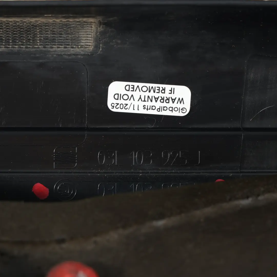 Skoda Fabia 5J Cubierta Motor Aislamiento Acústico Panel 1.6 TDI - SKU 03L103925K - Número de pieza 03L103925K