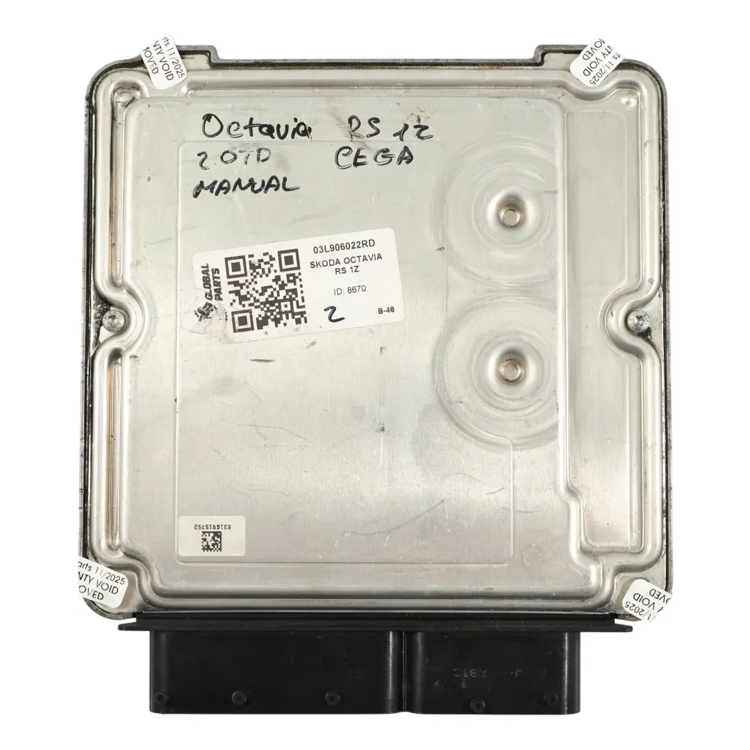Skoda Octavia II VRS 2.0 TDI CEGA Sterownik Silnika ECU Manual - SKU 03L906022RD - Numer Części 03L906022RD