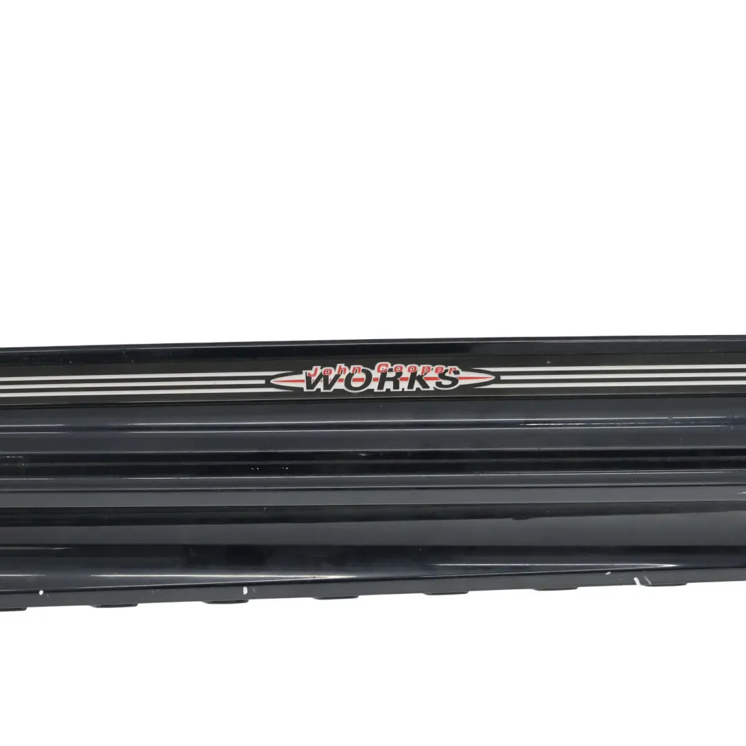 Mini R56 R57 Side Skirt JCW Door Sill Trim Right O/S Astro Black A25 - SKU 0404114-ASB - Part number 0404114