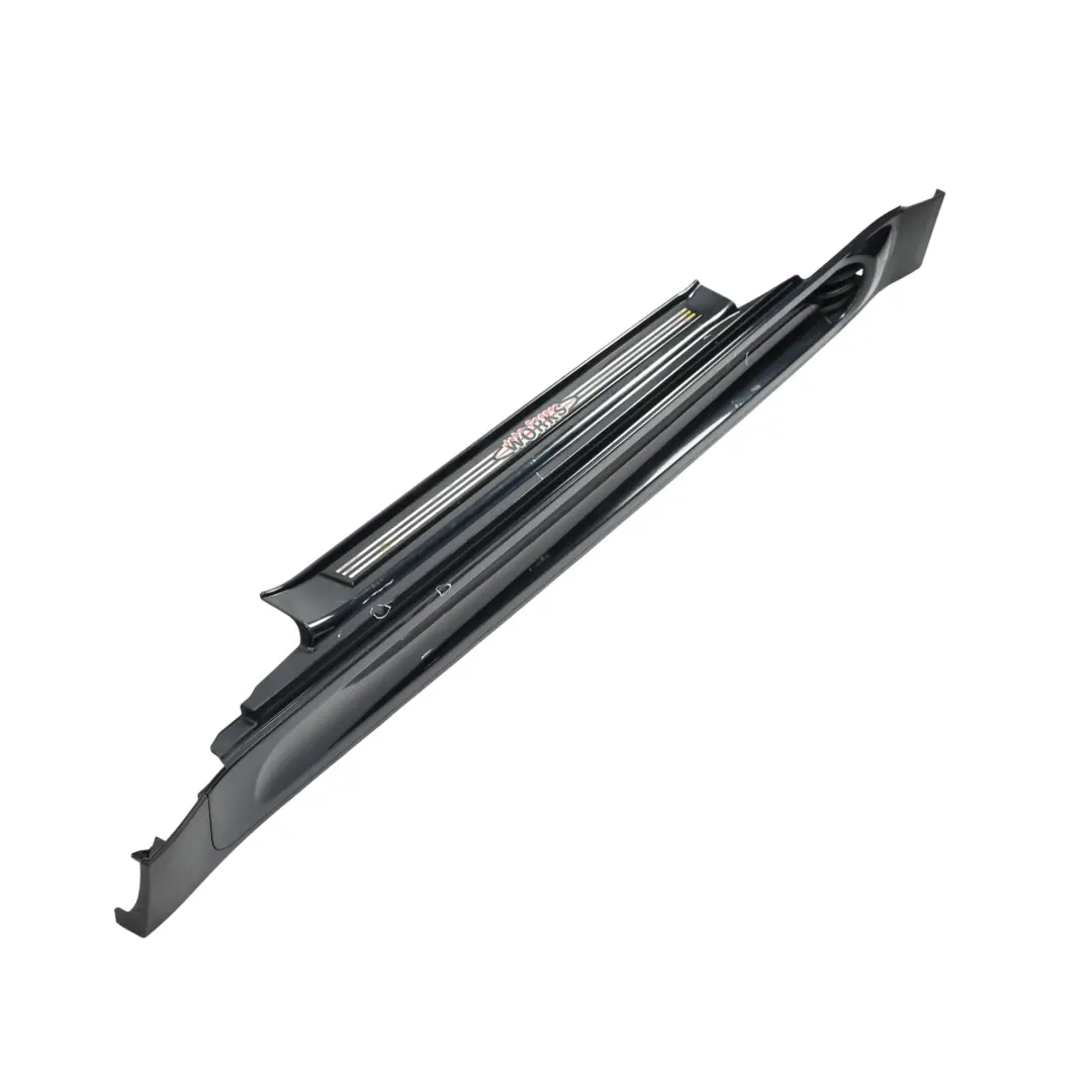 Mini R56 R57 Side Skirt JCW Door Sill Trim Left N/S Astro Black Metallic - A25 - SKU 0404115-ASB - Part number 0404115