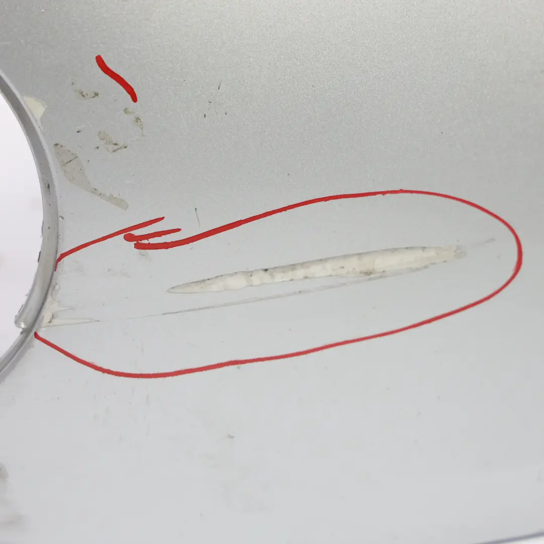 Front Bumper Top Trim Panel Titansilber Metallic - 354 to BMW X3 E83 with Part number 0415730 BMW X3 E83 Front Bumper Top Trim Panel Titansilber Metallic - 354 - SKU 0415730-TS - Part number 0415730