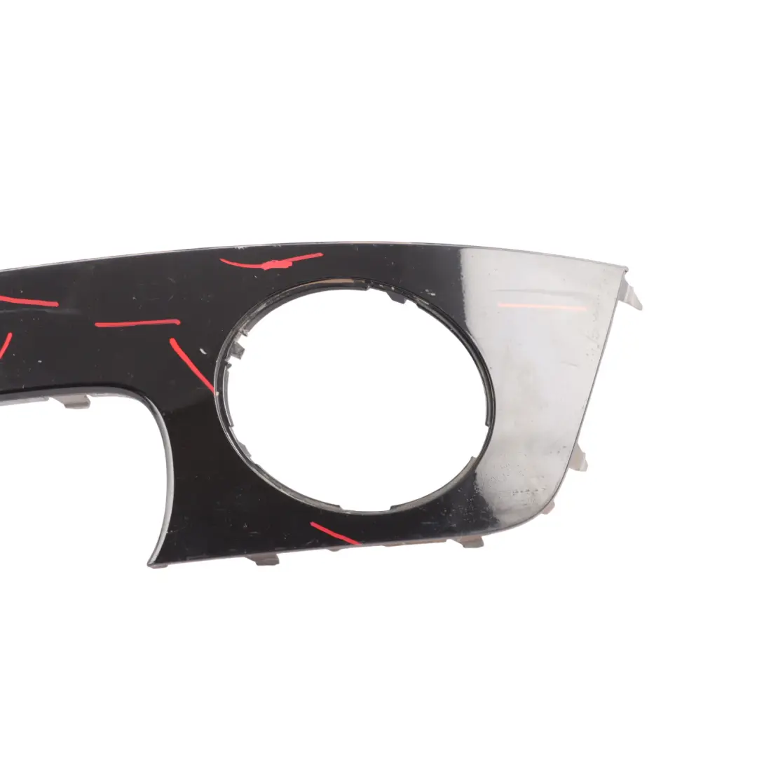 Mini R55 R56 R57 Frontstoßstange Links Zierblende Midnight Black Schwarz - A94 - SKU 0430225-MNB - Teilenummer 0430225