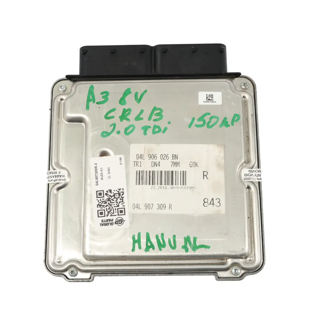 150HP CRLB Engine Unit ECU Kit Manual to Audi A3 8V VW Golf VII 2.0 TDI with Part number 04L907309R Audi A3 8V VW Golf VII 2.0 TDI 150HP CRLB Engine Unit ECU Kit Manual - SKU 04L907309R-3 - Part number 04L907309R