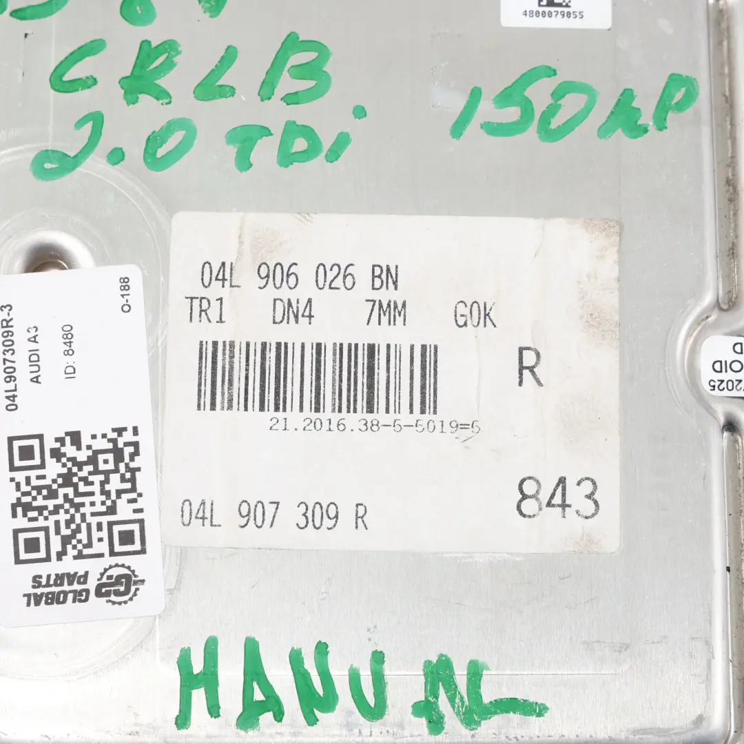 150HP CRLB Unidad Motor Kit ECU Manual para Audi A3 8V VW Golf VII 1.6 TDI con número de pieza 04L907309R Audi A3 8V VW Golf VII 1.6 TDI 150HP CRLB Unidad Motor Kit ECU Manual - SKU 04L907309R-3 - Número de pieza 04L907309R