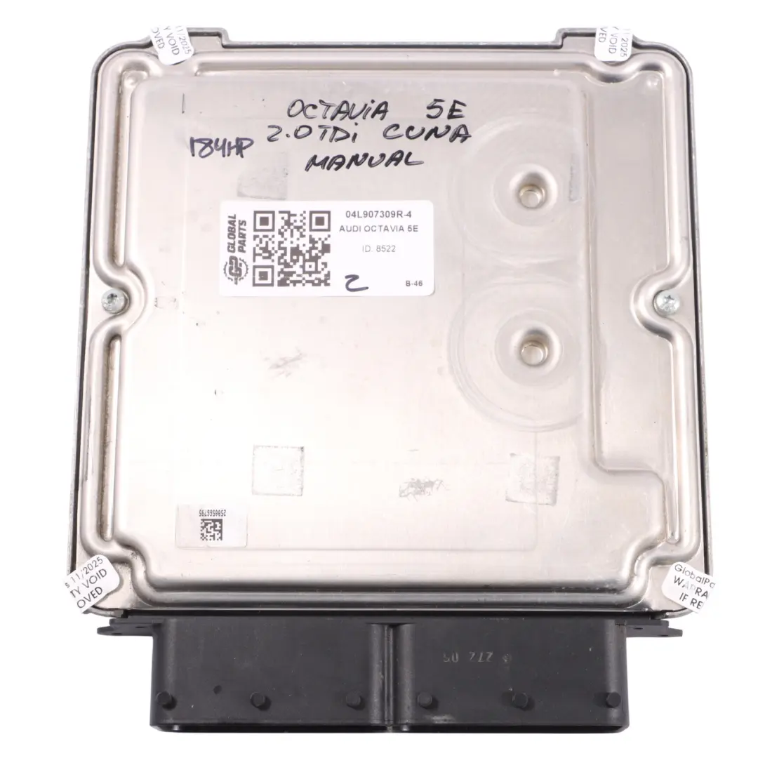 184CH Kit Calculateur Moteur CUNA Manuel pour Skoda Octavia III 5E 2.0 TDI à propos du numéro de pièce 04L907309R Skoda Octavia III 5E 2.0 TDI 184CH Kit Calculateur Moteur CUNA Manuel - SKU 04L907309R-4 - Numéro de pièce 04L907309R