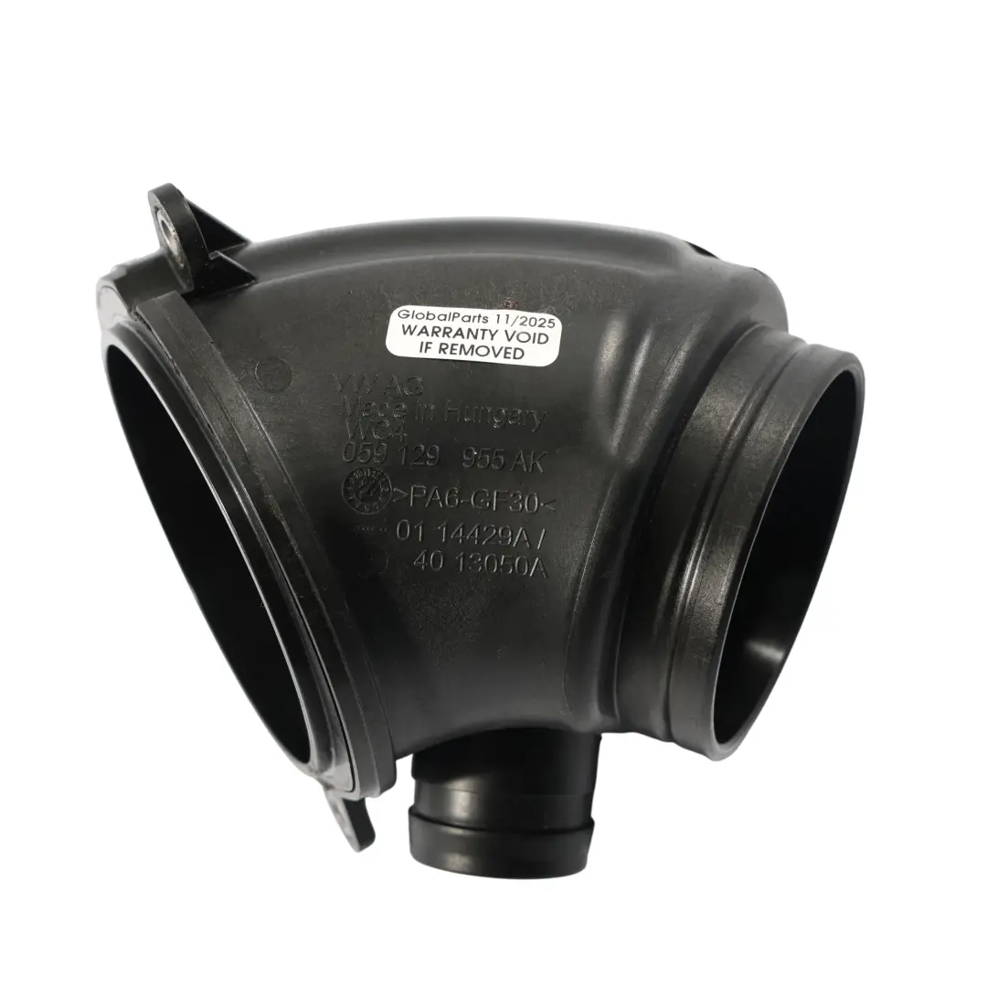 Audi A4 B9 Air Intake Elbow Pipe Hose Tube Line 3.0 TDI CNHA - SKU 059129955AK - Part number 059129955AK