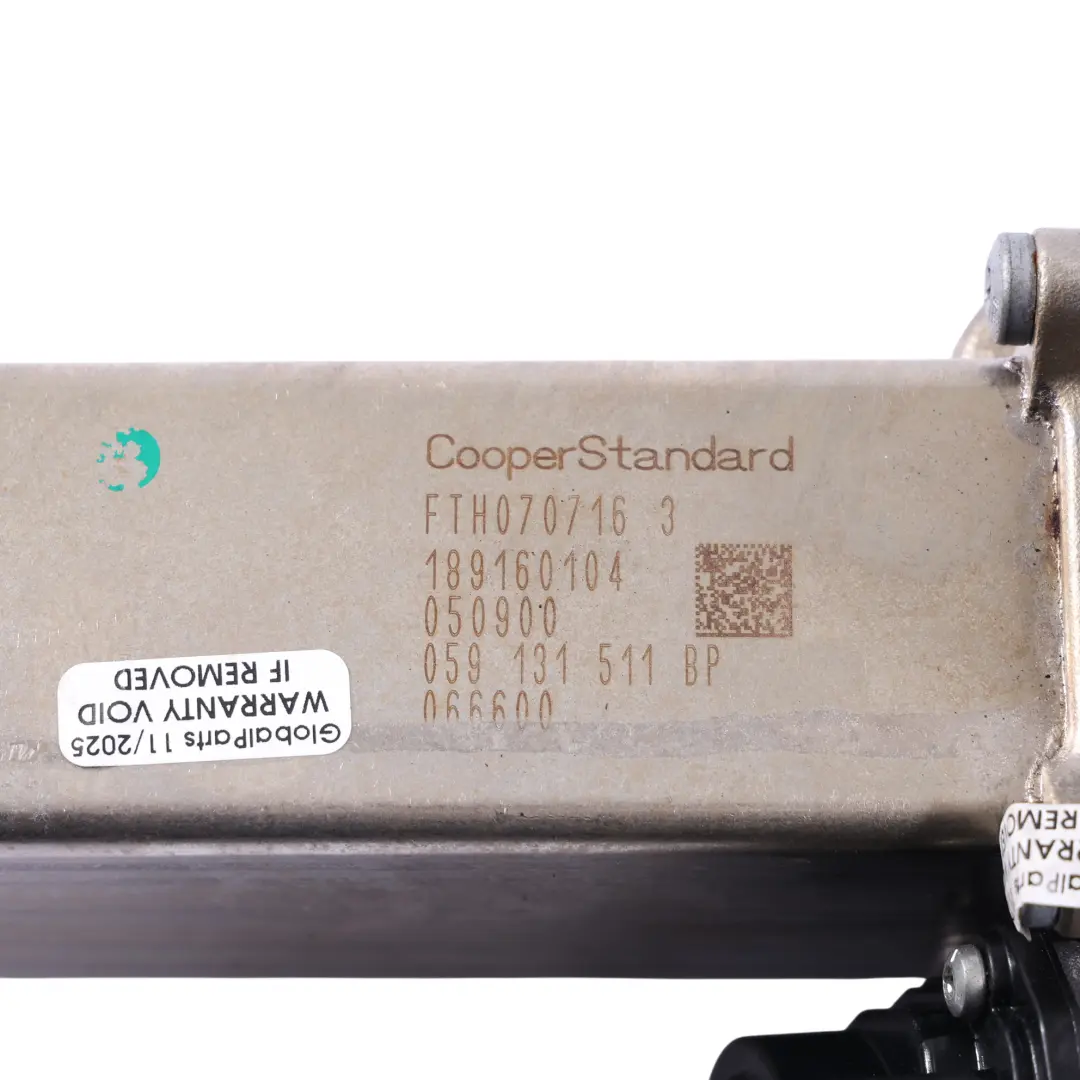 Audi A4 B9 EGR Valve Cooler Exhaust Gas Coolant Unit 3.0 TDI - SKU 059131511BP - Part number 059131511BP
