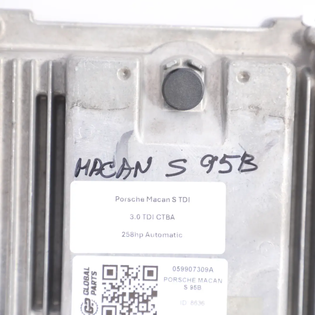 Porsche Macan S 95B 3.0 TDI CTBA 258HP Engine Control ECU Automatic - SKU 059907309A - Part number 059907309A