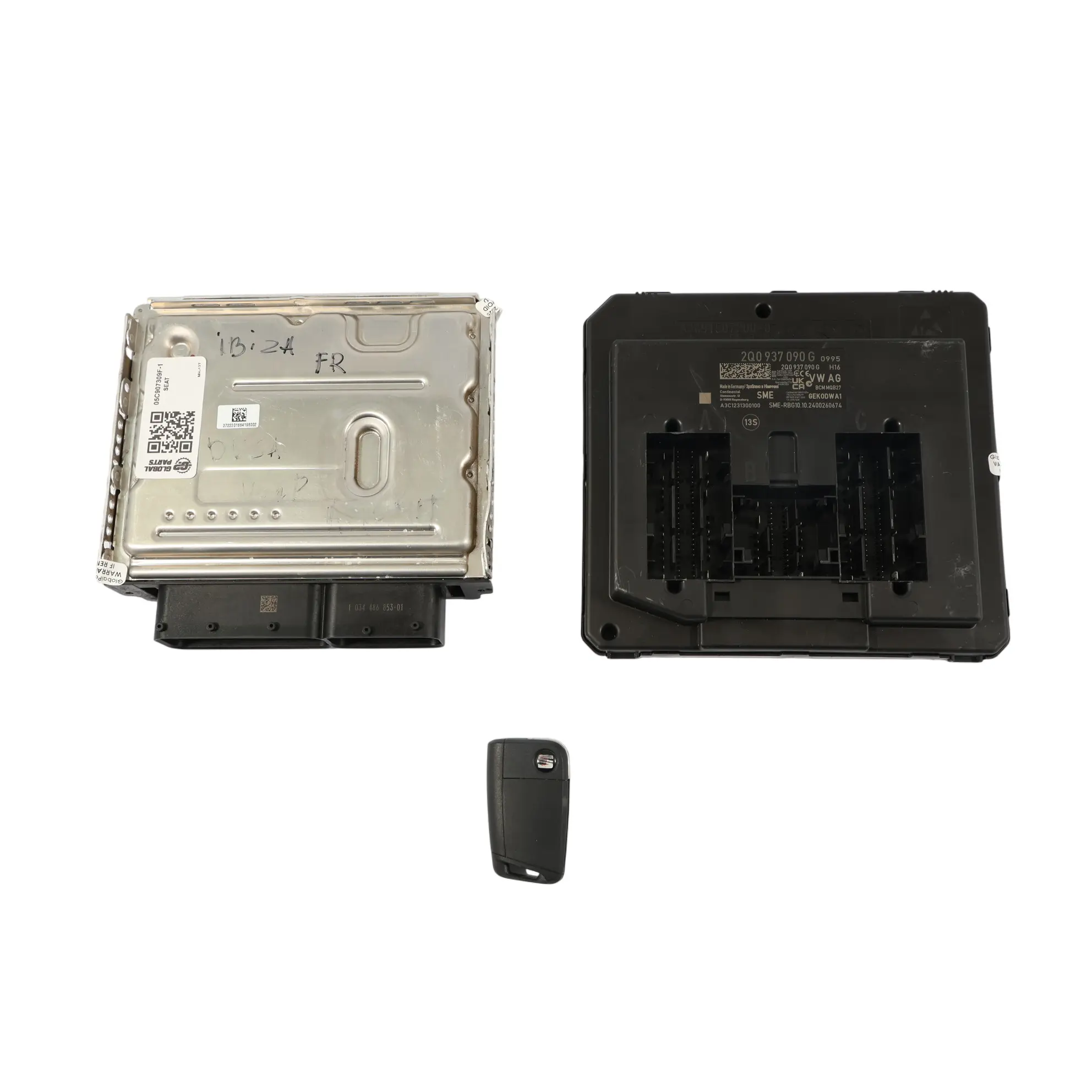 Seat Ibiza 6J FR 1.0 TSI DUSA 115PS Motor Steuerung ECU Kit 05C907309F Automatik