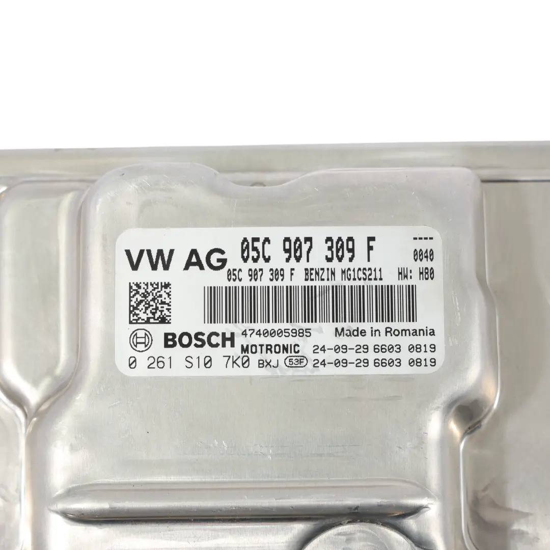 6J FR 1.0 TSI DUSA 115HP Engine Control ECU Kit Automatic to Seat Ibiza with Part number 05C907309F Seat Ibiza 6J FR 1.0 TSI DUSA 115HP Engine Control ECU Kit Automatic - SKU 05C907309F-1 - Part number 05C907309F
