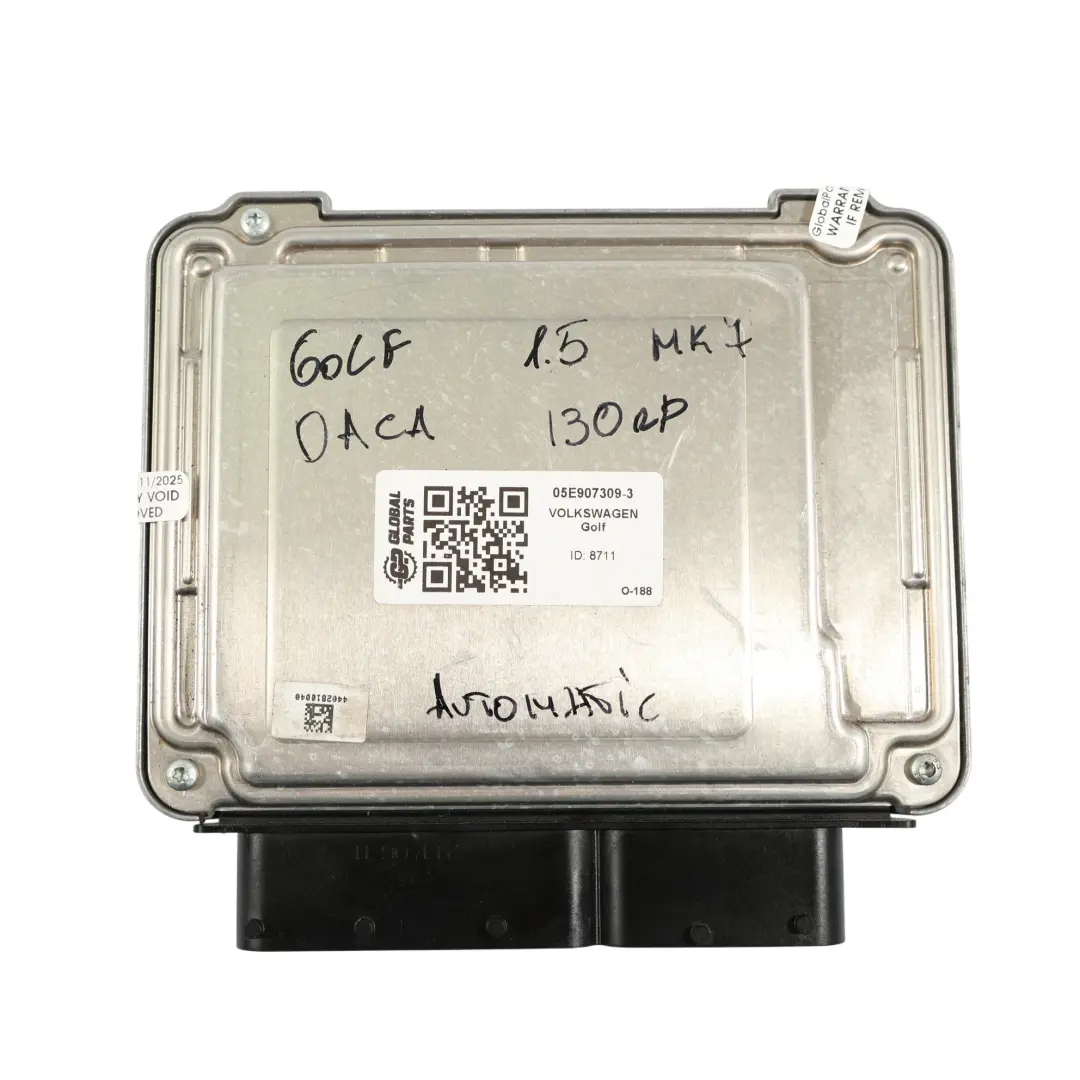Volkswagen Golf VII 5G 1.5 TSI DACA 130HP ECU Control Motor Automático - SKU 05E907309-3 - Número de pieza 05E907309