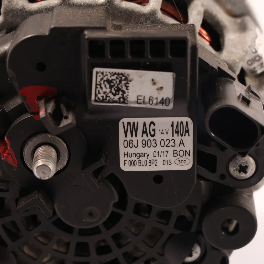 Alternatore A Benzina Generatore 14V 140A per Audi Volkswagen Seat Skoda con numero di parte 06J903023A Audi Volkswagen Seat Skoda Alternatore A Benzina Generatore 14V 140A - SKU 06J903023A-1 - Numero di parte 06J903023A