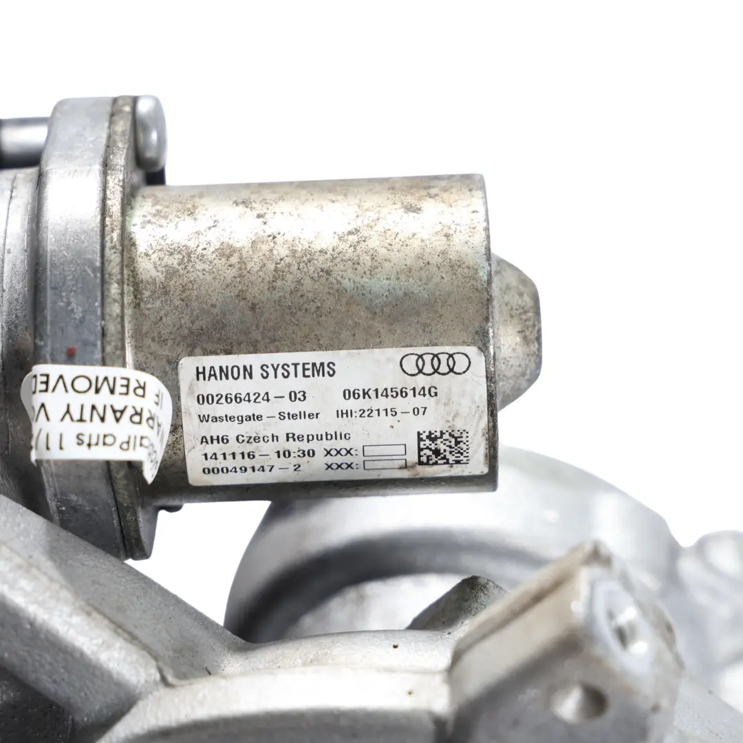 Audi A1 S1 8X Turbolader Motor 2.0 TFSI Benzin 06K145722C - SKU 06K145722L - Teilenummer 06K145722L