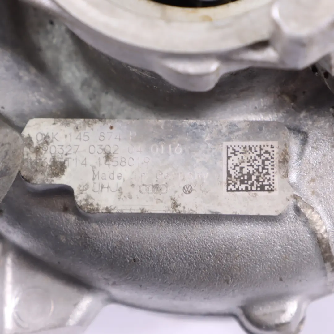 Turbocharger DNUE 2.0 TSI to Audi A3 8V VW Golf MK7 Petrol Engine Turbo with Part number 06K145874P Audi A3 8V VW Golf MK7 Petrol Engine Turbo Turbocharger DNUE 2.0 TSI - SKU 06K145874P - Part number 06K145874P