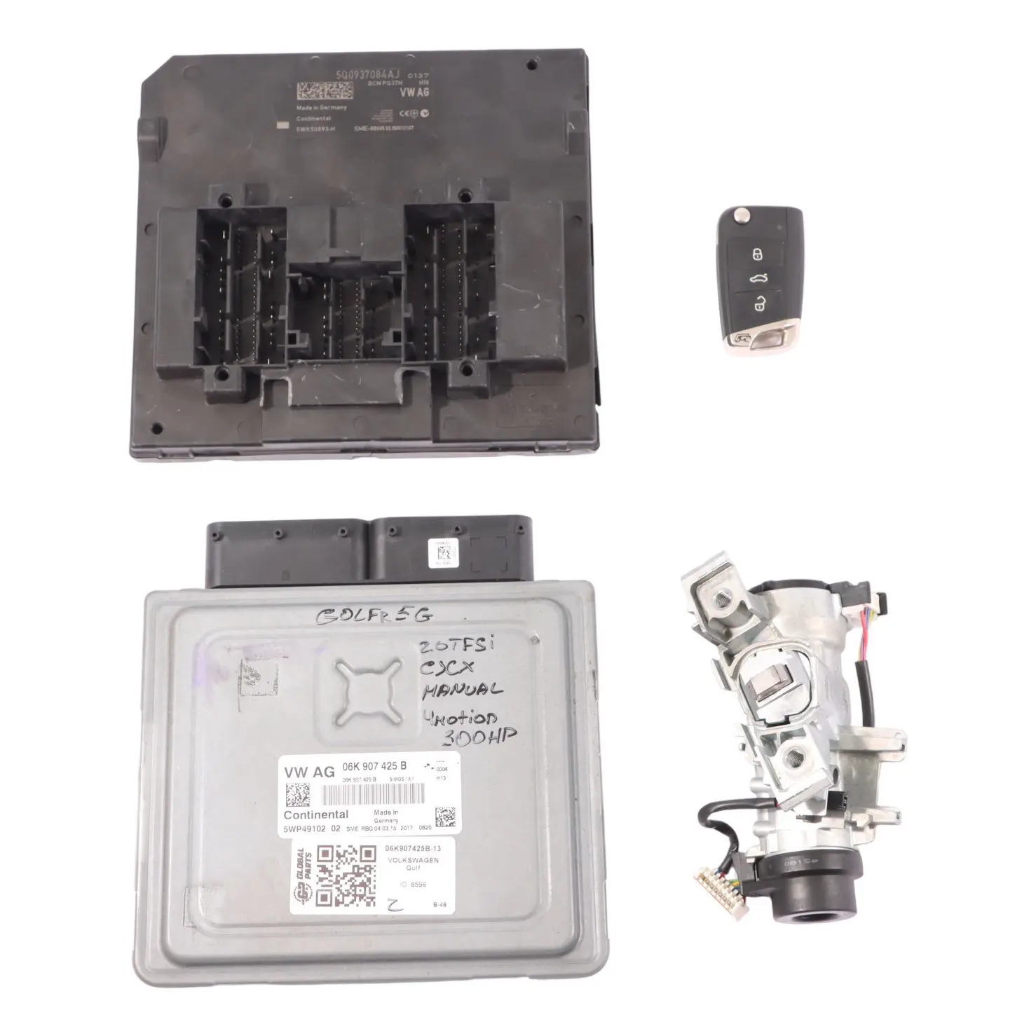 Volkswagen Golf VII R 2.0TSI CJXC 300HP Engine Control ECU Kit 06K907425B Manual