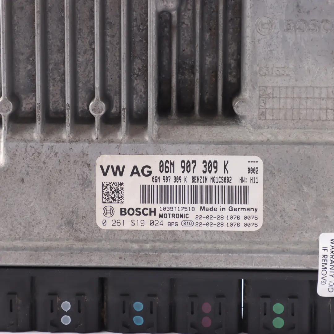 Porsche Macan S 95B 2.9 V6 DGRB 381hp Engine Unit ECU Kit Automatic - SKU 06M907309K-1 - Part number 06M907309K