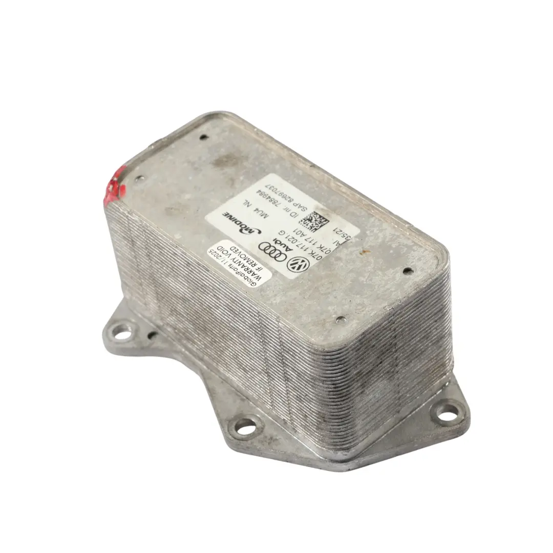 Audi RS3 8Y Unité De Refroidissement D'Huile Moteur 2.5 TFSI - SKU 07K117021G-1 - Numéro de pièce 07K117021G