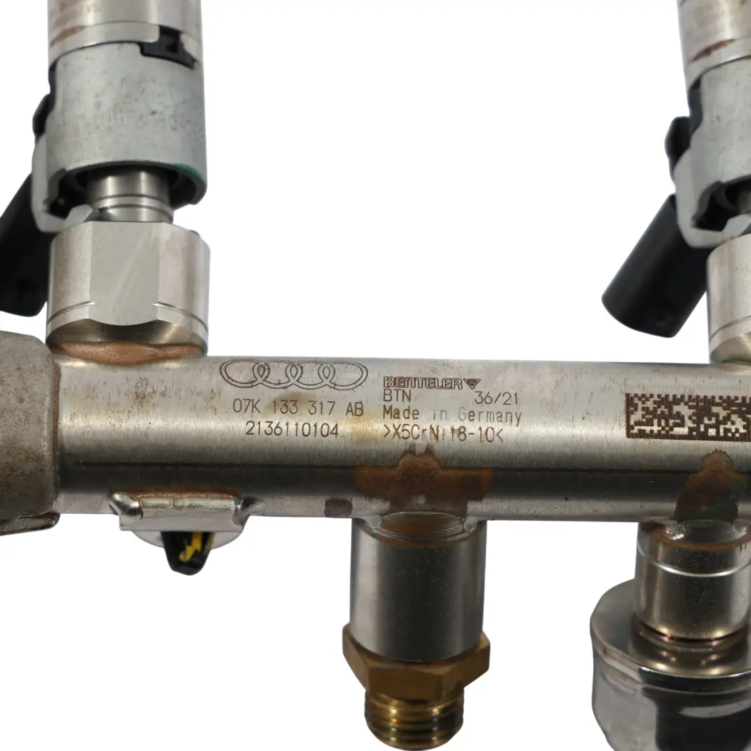 Audi RS3 8V Fuel Injection Rail Line Pipe Petrol 2.5 TFSI - SKU 07K133317AB - Part number 07K133317AB