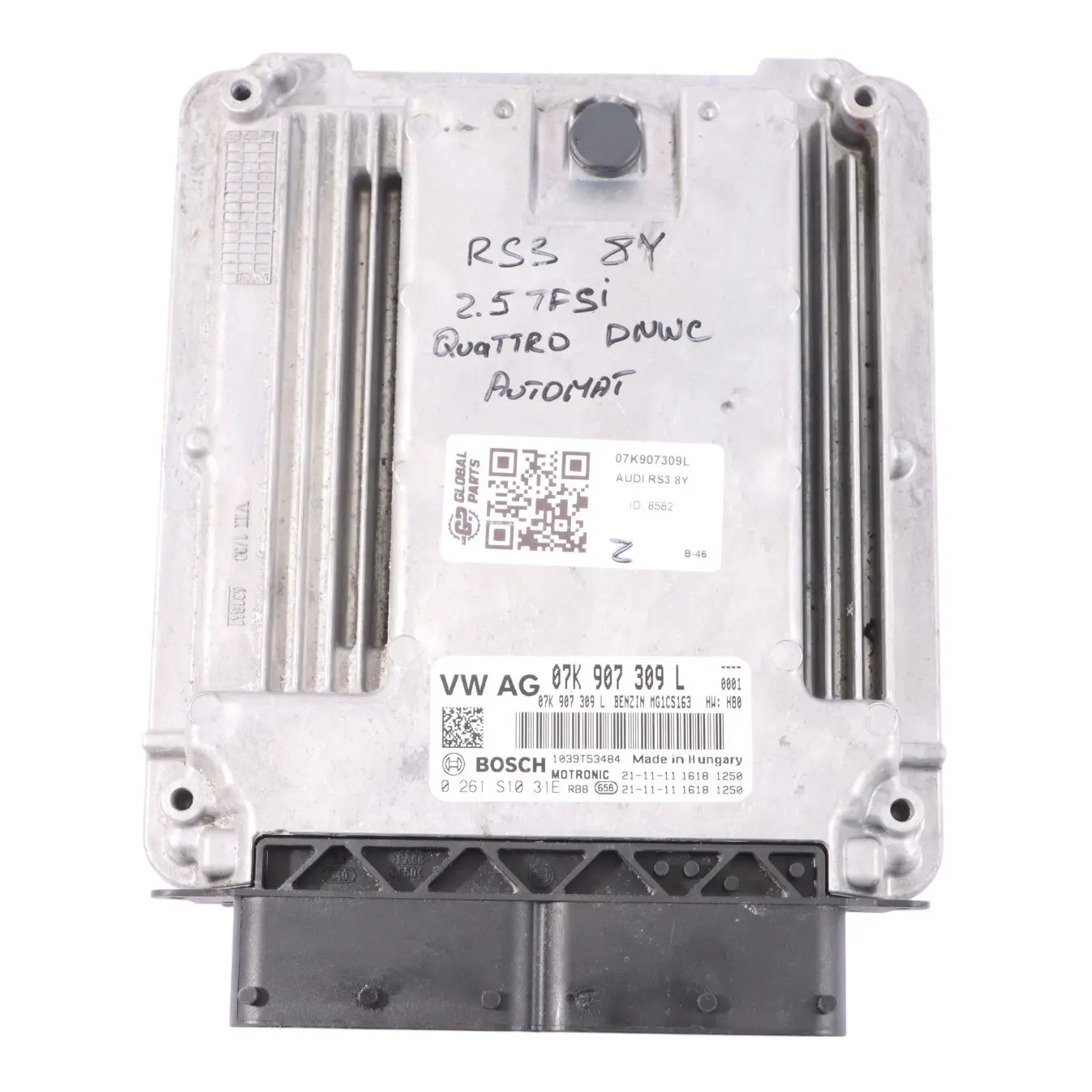 Audi RS3 8Y 2.5 TFSI Quattro 400HP DNWC Unidad Motor ECU 07K907309L Automático