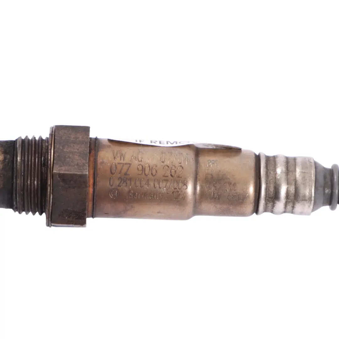 Lambda Probe Oxygen Sensor Right O/S 5.0 TDI AJS to Volkswagen Phaeton with Part number 07Z906262B Volkswagen Phaeton Lambda Probe Oxygen Sensor Right O/S 5.0 TDI AJS - SKU 07Z906262B - Part number 07Z906262B