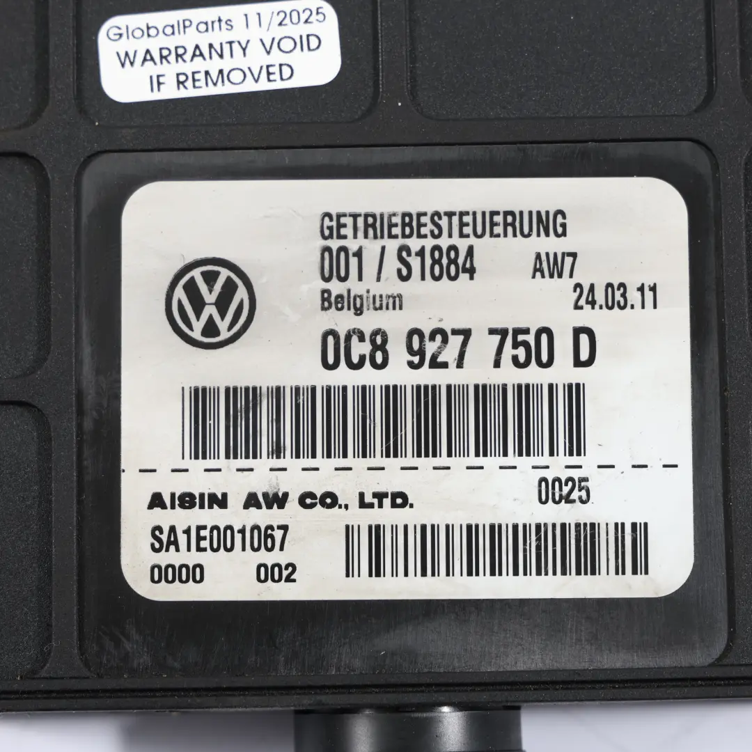 7P Moduł Sterownik Skrzyni Biegów Automat 3.0 TDI do VW Touareg o numerze 0C8927750D VW Touareg 7P Moduł Sterownik Skrzyni Biegów Automat 3.0 TDI - SKU 0C8927750D - Numer Części 0C8927750D