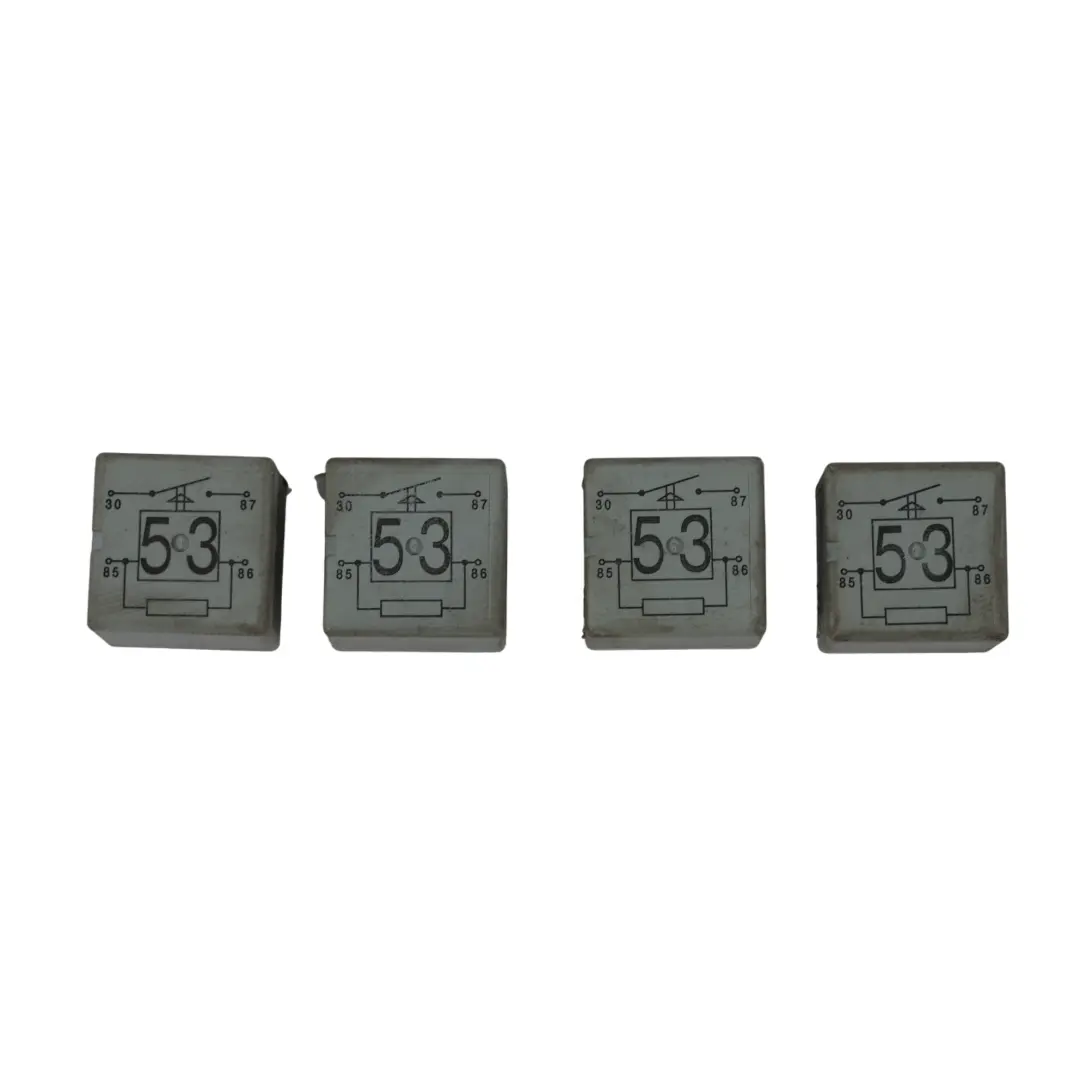 Audi VW Volkswagen Seat Relay Number 53 Unit Module 4 Pins Set Of 4 - SKU 141951253B-4 - Part number 141951253B