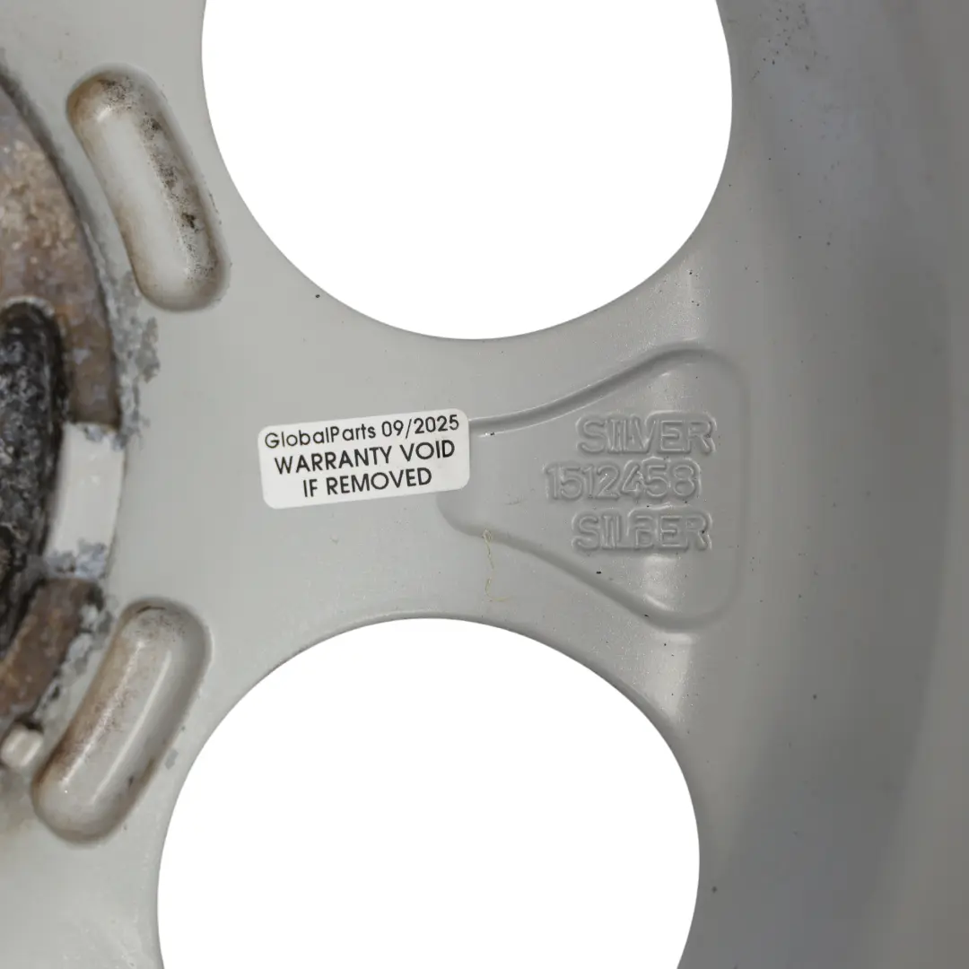 Alloy Rim 15" 5,5J ET:45 7-Hole 81 to Mini Cooper R50 R55 R56 R57 Silver Wheel with Part number 1512458 Mini Cooper R50 R55 R56 R57 Silver Wheel Alloy Rim 15" 5,5J ET:45 7-Hole 81 - SKU 1512458-1 - Part number 1512458