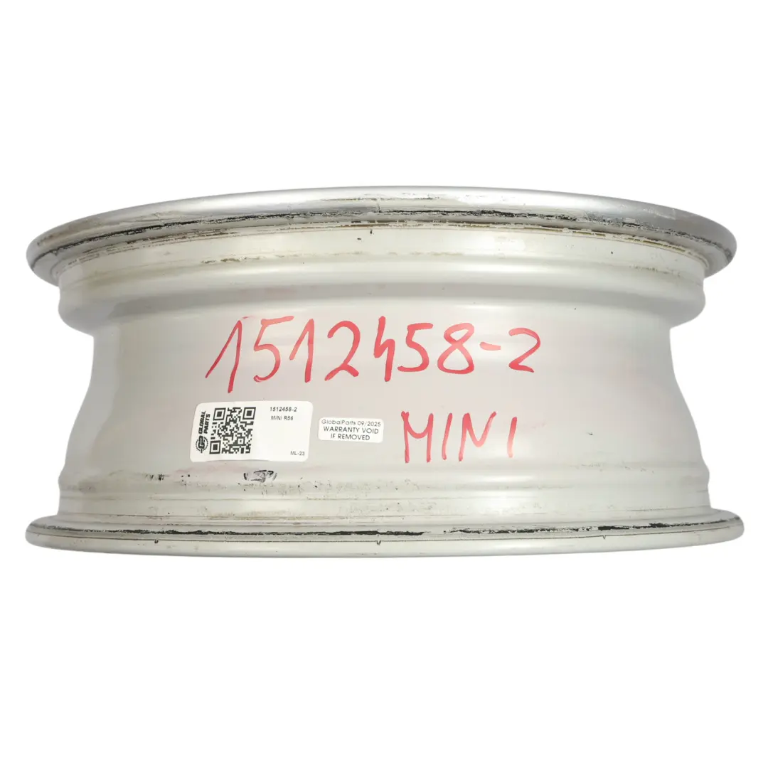 Alloy Rim 15" 5,5J ET:45 7-Hole 81 to Mini Cooper One R50 R55 R56 R57 Silver Wheel with Part number 1512458 Mini Cooper One R50 R55 R56 R57 Silver Wheel Alloy Rim 15" 5,5J ET:45 7-Hole 81 - SKU 1512458-2 - Part number 1512458