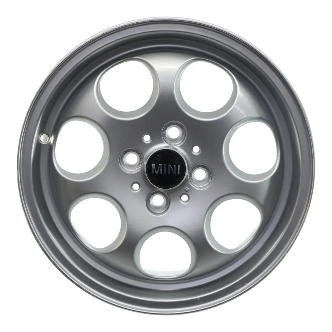 Alloy Rim 15" 5,5J ET:45 7-Hole 81 to Mini Cooper R50 R55 R56 R57 R58 Silver Wheel with Part number 1512458 Mini Cooper R50 R55 R56 R57 R58 Silver Wheel Alloy Rim 15" 5,5J ET:45 7-Hole 81 - SKU 1512458-8 - Part number 1512458
