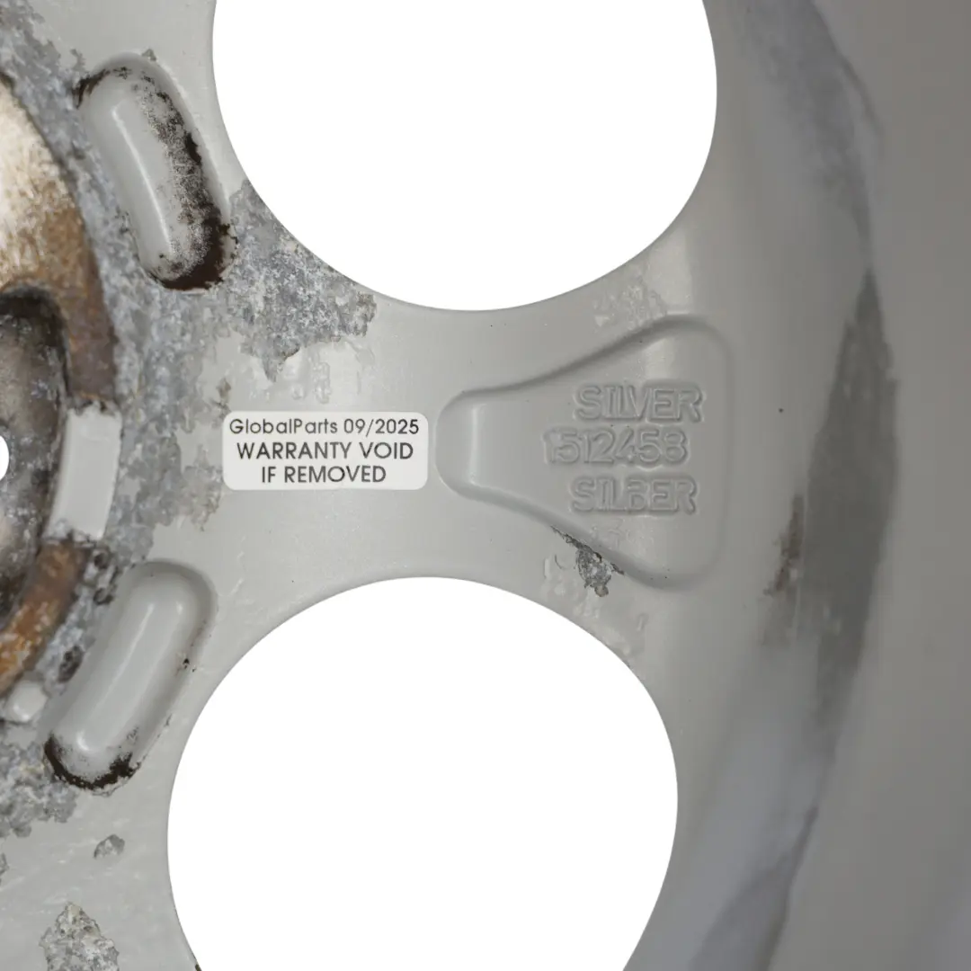 Mini Cooper R50 R55 R56 R57 R58 Silver Wheel Alloy Rim 15" 5,5J ET:45 7-Hole 81 - SKU 1512458-8 - Part number 1512458