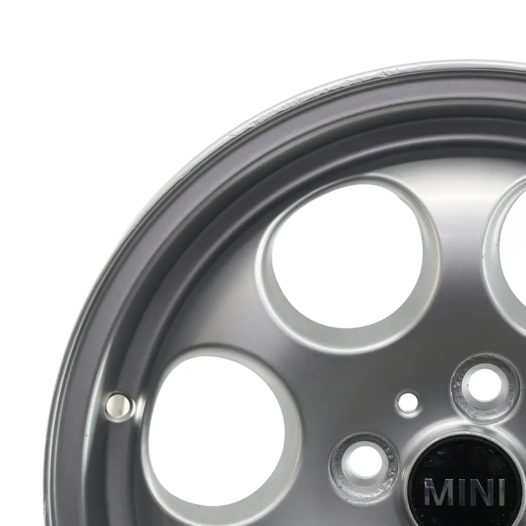 Mini Cooper R50 R55 R56 R57 R58 Silver Wheel Alloy Rim 15" 5,5J ET:45 7-Hole 81 - SKU 1512458-8 - Part number 1512458
