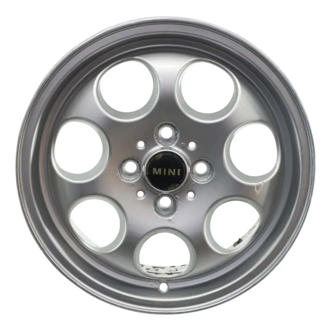 Rim Alloy Silver 15" 5,5J ET:45 7-Hole 81 to Mini Cooper One R50 R55 R56 R57 Wheel with Part number 1512458 Mini Cooper One R50 R55 R56 R57 Wheel Rim Alloy Silver 15" 5,5J ET:45 7-Hole 81 - SKU 1512458-9 - Part number 1512458