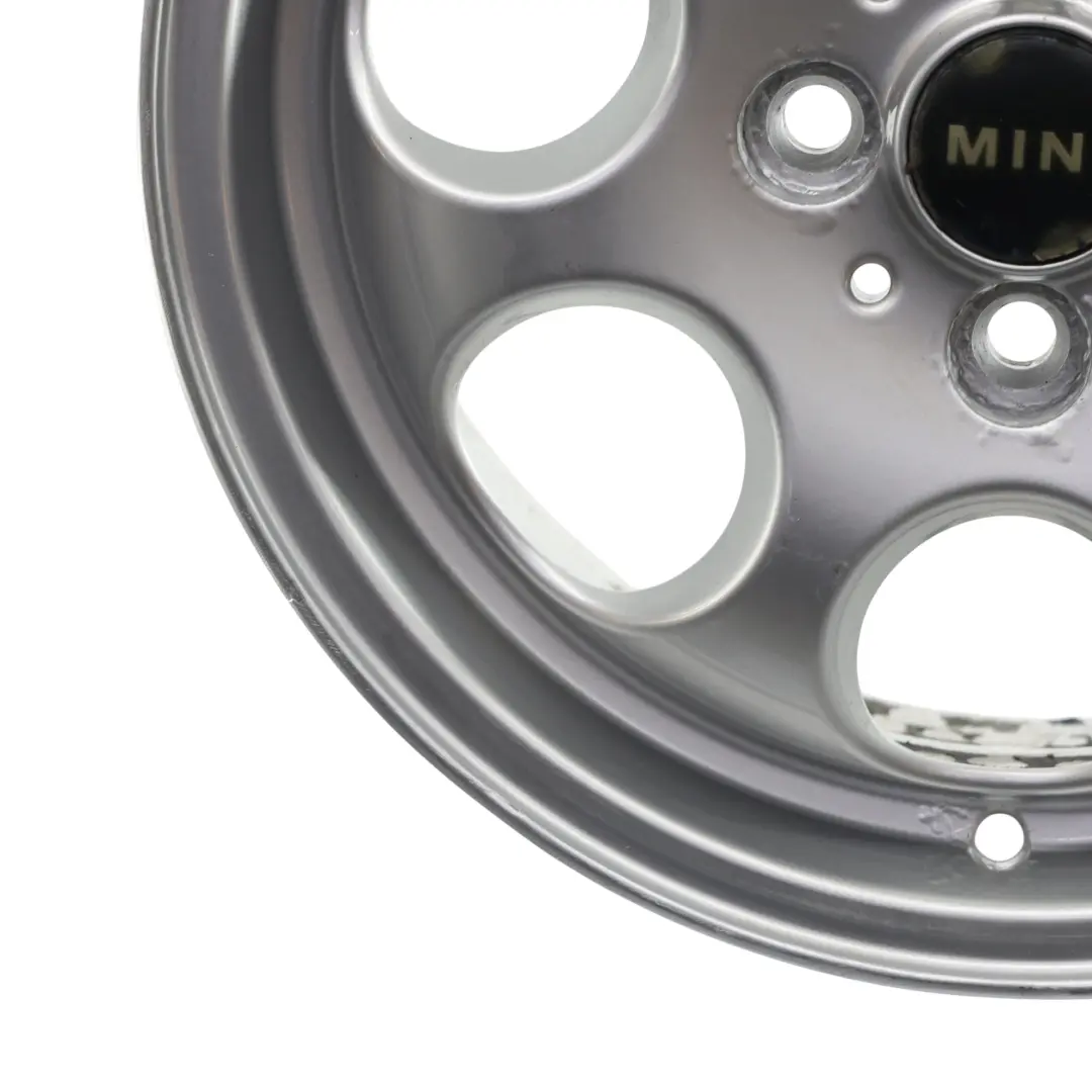 Felge Alufelge Silber 15" 5,5J ET:45 7-Loch 81 für Mini Cooper One R50 R55 R56 R57 mit Teilenummer 1512458 Mini Cooper One R50 R55 R56 R57 Felge Alufelge Silber 15" 5,5J ET:45 7-Loch 81 - SKU 1512458-9 - Teilenummer 1512458