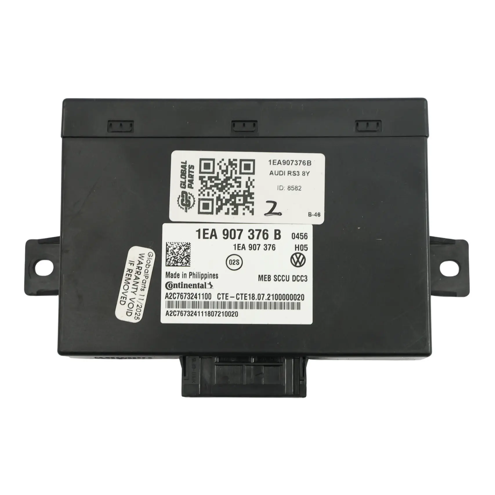 Audi A3 S3 8Y Hinterradaufhängung Dämpfer Modul Steuergerät ECU 1EA907376B