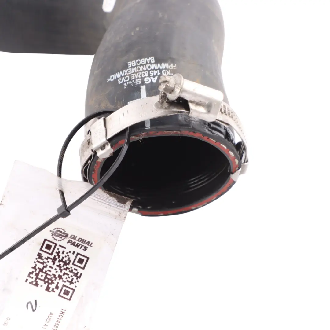 Audi A3 8P Przewód Powietrza Intercoolera Prawy Dolny 2.0 TFSI - SKU 1K0145832AE - Numer Części 1K0145832AE