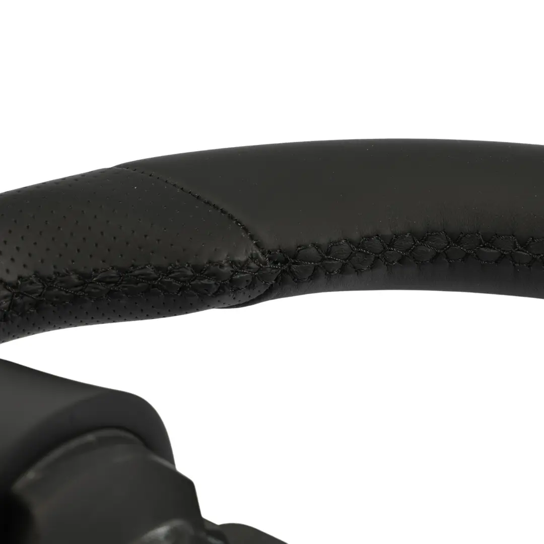 Mk5 GTI Steering Wheel NEW Black Leather Flat Bottom to Volkswagen Golf with Part number 1K0419091AT Volkswagen Golf Mk5 GTI Steering Wheel NEW Black Leather Flat Bottom - SKU 1K0419091AT-1 - Part number 1K0419091AT