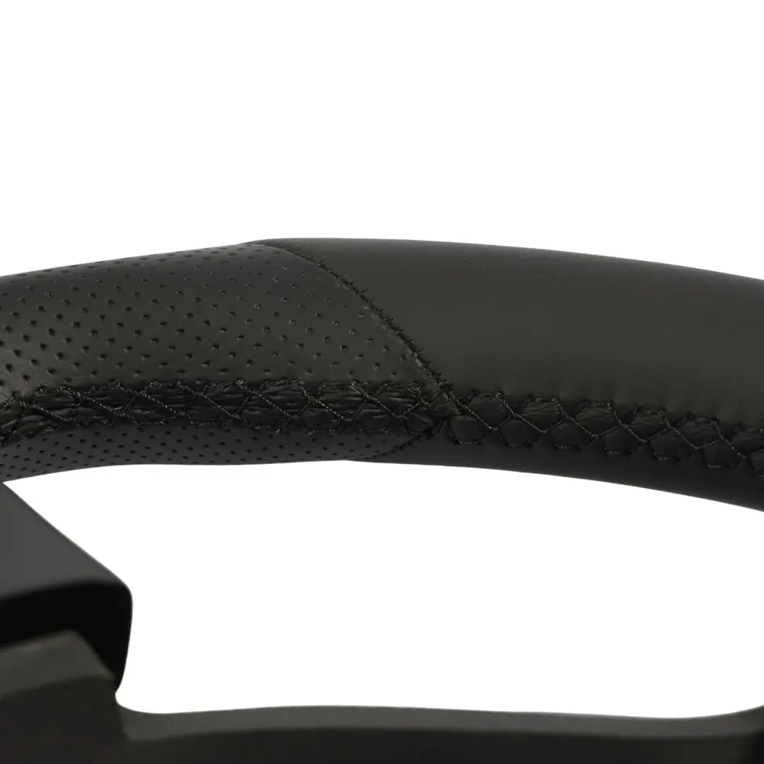 Mk5 GTI Steering Wheel NEW Black Leather Flat Bottom to Volkswagen Golf with Part number 1K0419091AT Volkswagen Golf Mk5 GTI Steering Wheel NEW Black Leather Flat Bottom - SKU 1K0419091AT-1 - Part number 1K0419091AT