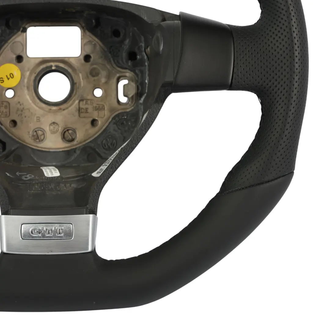 Volkswagen Golf Mk5 GTI Lenkrad NEU Schwarz Leder Flachboden - SKU 1K0419091AT-1 - Teilenummer 1K0419091AT