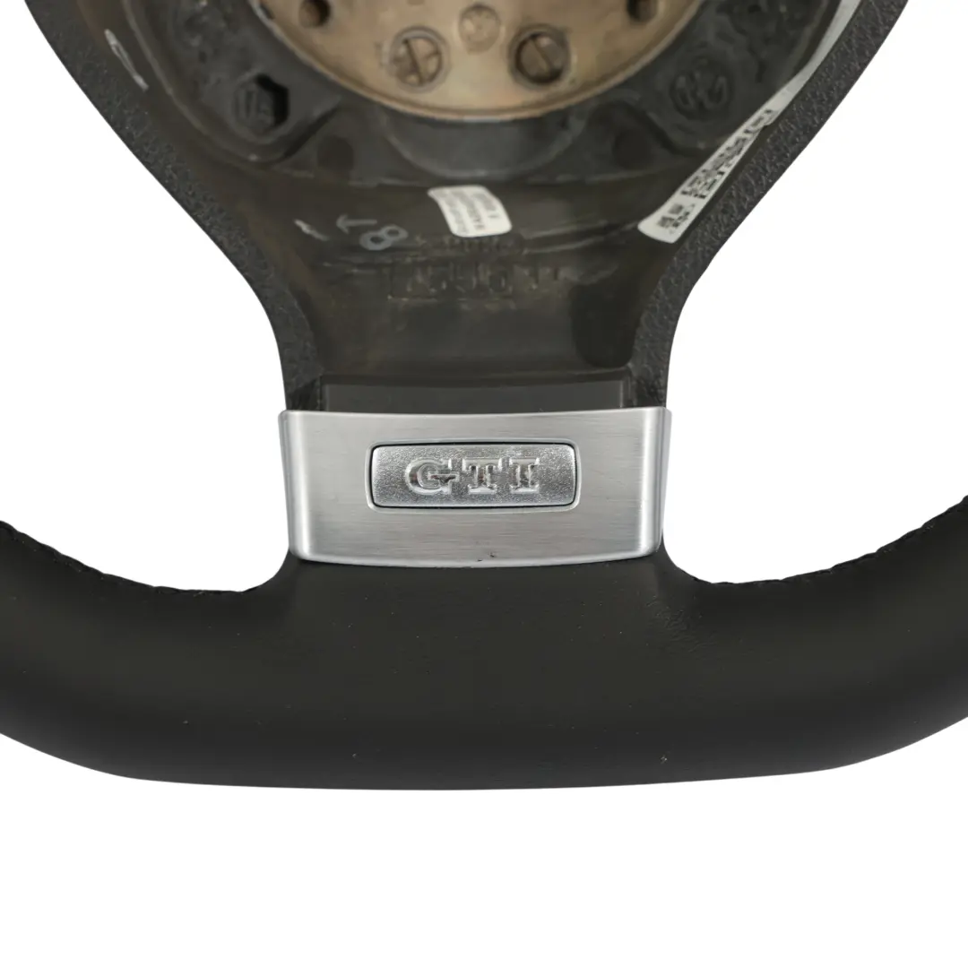 Volkswagen Golf Mk5 GTI Lenkrad NEU Schwarz Leder Flachboden - SKU 1K0419091AT-1 - Teilenummer 1K0419091AT