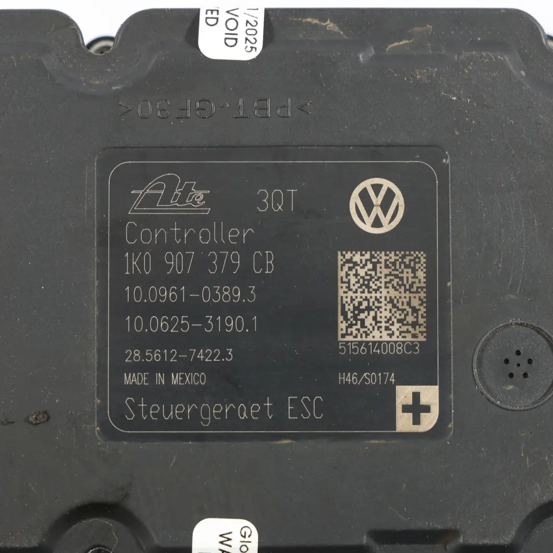 5C Pompa Hamulcowa Sterownik ABS do Volkswagen Beetle o numerze 1K0614517EH Volkswagen Beetle 5C Pompa Hamulcowa Sterownik ABS - SKU 1K0614517EH - Numer Części 1K0614517EH