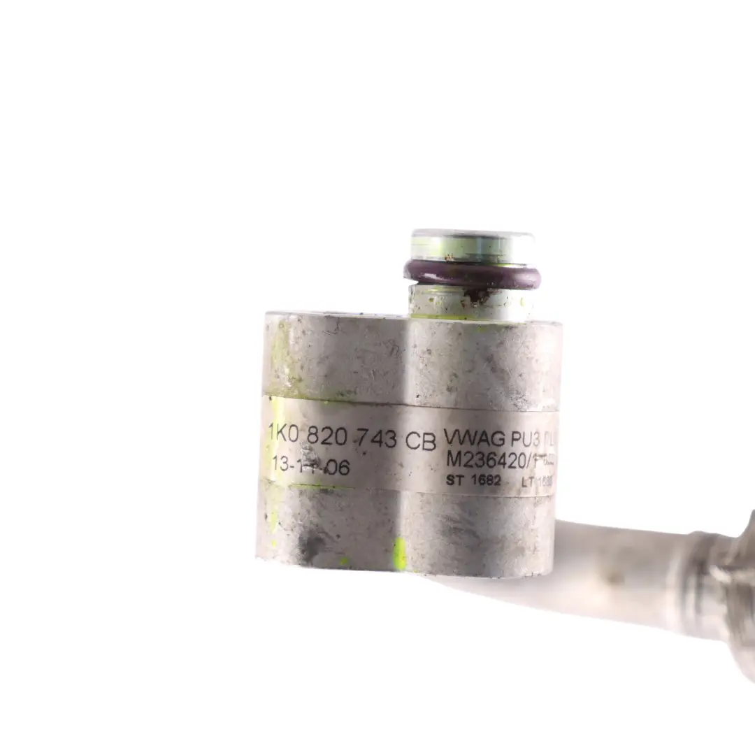 Mk5 Skoda Octavia II Air Conditioning A/C Hose Pipe Line 1K0820743CB to VW Golf V with Part number 1K0820743BJ VW Golf V Mk5 Skoda Octavia II Air Conditioning A/C Hose Pipe Line 1K0820743CB - SKU 1K0820743BJ - Part number 1K0820743BJ