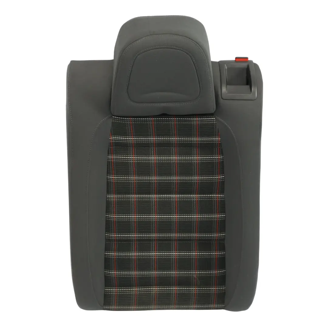 Volkswagen VW Golf 5 GTI Respaldo Asiento Trasero Izquierdo Funda Tela Tartan - SKU 1K0885805FM - Número de pieza 1K0885805FM